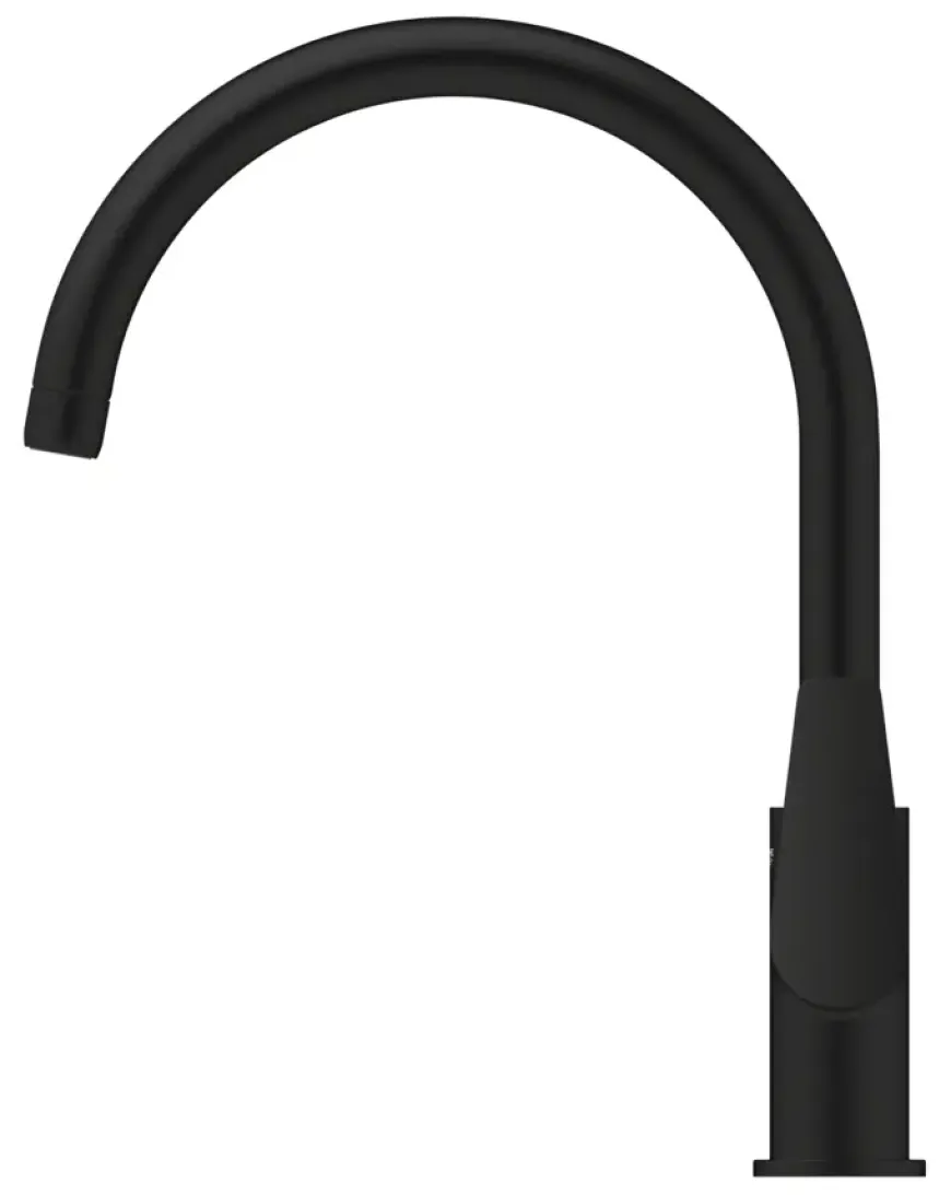 GROHE keukenmengkraan Start Edge hoge uitloop mat zwart