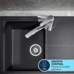 Grohe Quickfix keukenkraan Start lage uitloop chroom