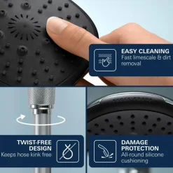 Grohe regendouche Vitalio Start 210 met thermostatische douchekraan