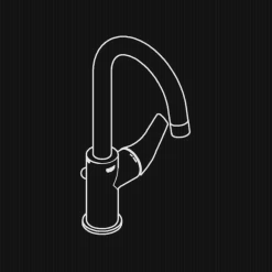 GROHE Start Flow L-size éénhendel wastafelkraan met waste Chroom