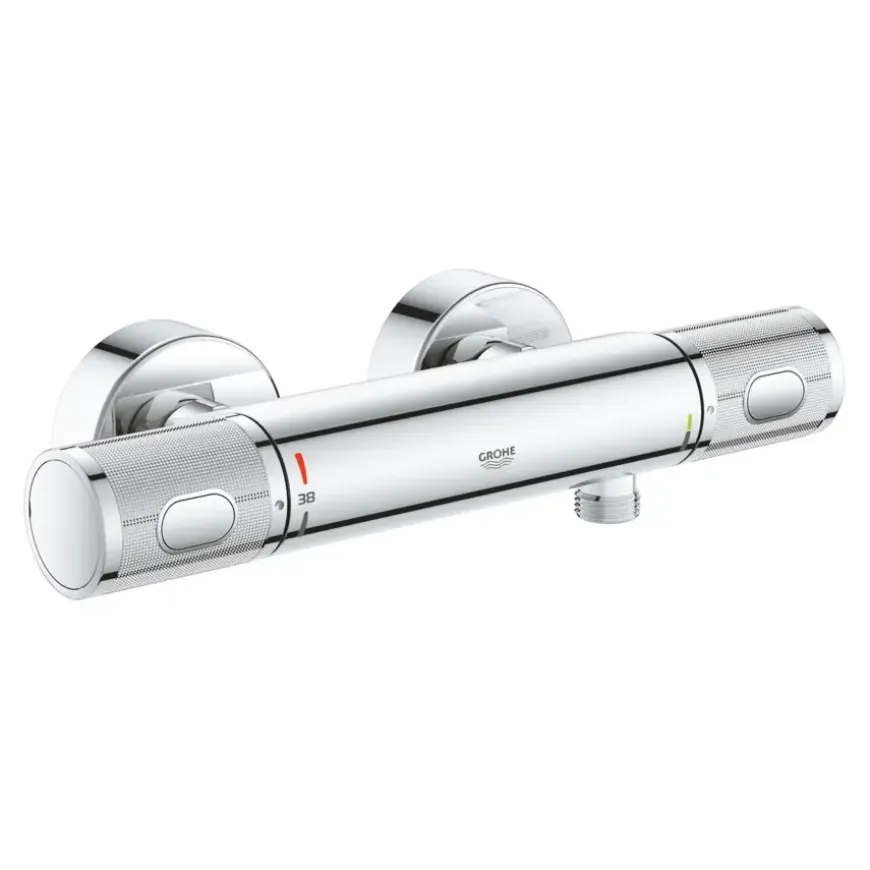 Grohe thermostatische douchekraan Precision Feel - chroom 12 cm