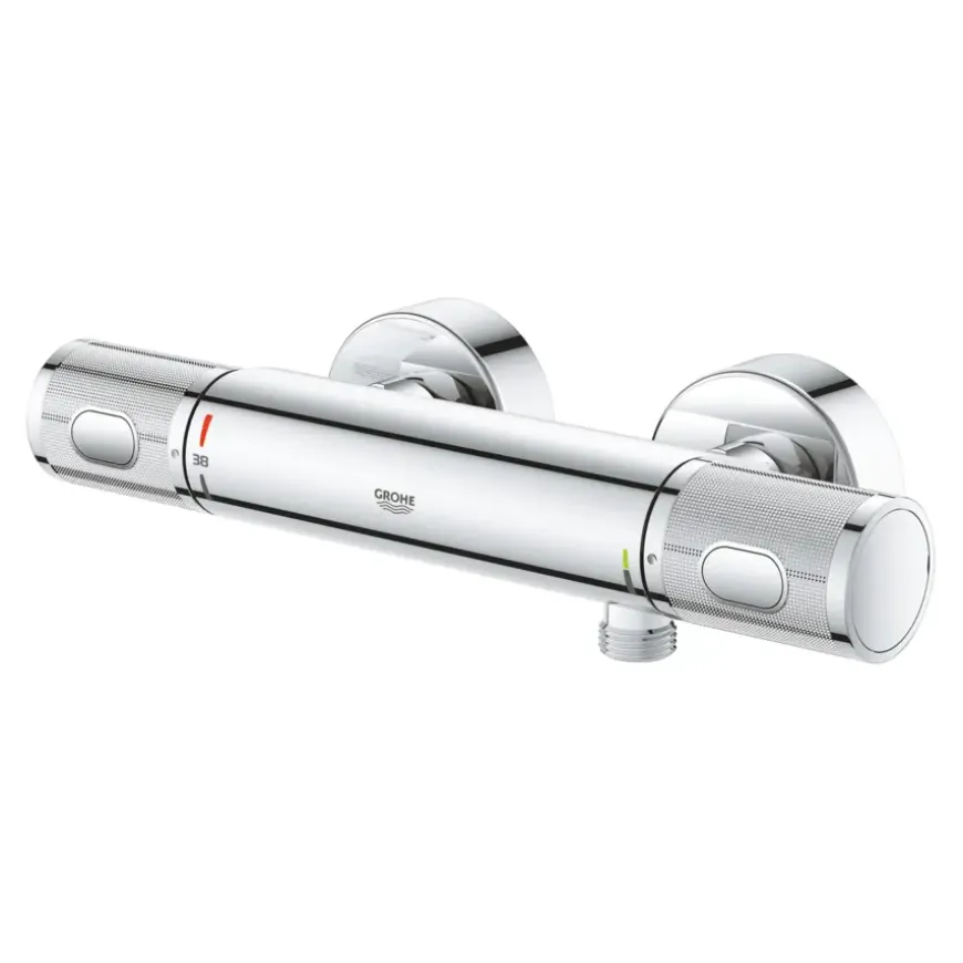 Grohe thermostatische douchekraan Precision Feel - chroom 12 cm