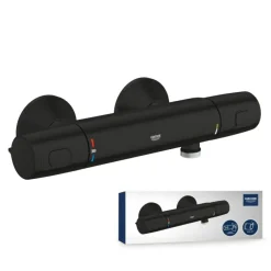 Grohe Thermostatische Douchekraan Precision Trend New 12 cm Mat Zwart