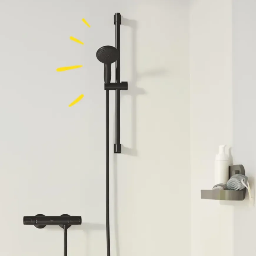 Grohe Thermostatische Douchekraan Precision Trend New 12 cm Mat Zwart