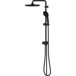 Grohe Vitalio Start 250 Flex douchesysteem met omstelling Rond, Max. 8,0L/Min Bij 3 Bar Mat Zwart