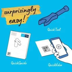 Grohe wastafelkraan Start M-size QuickFix mat zwart