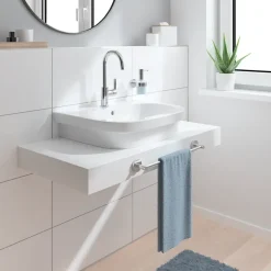 Grohe Wastafelmengkraan Start Loop L-size Push Open Chroom