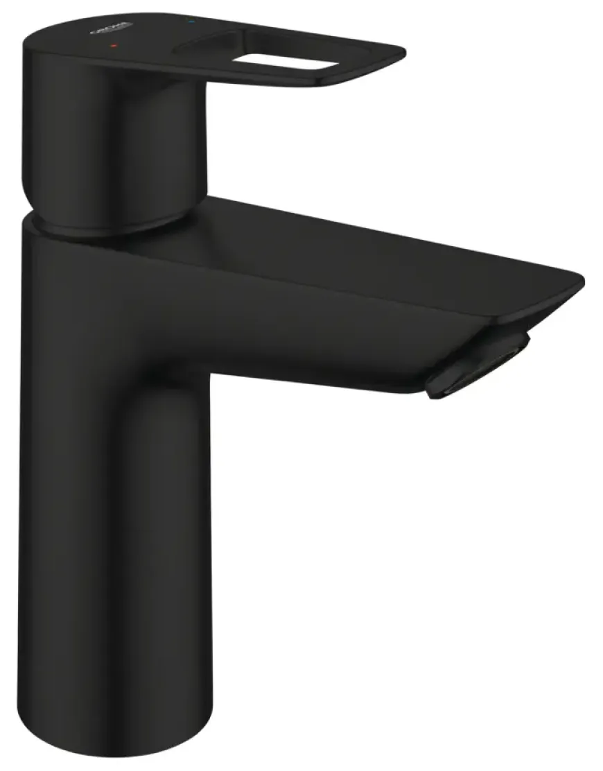 GROHE wastafelmengkraan Start Loop M-Size push open mat zwart