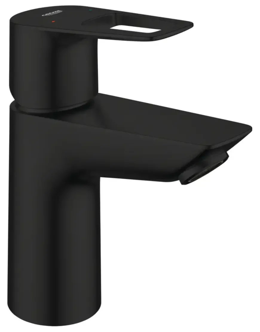 GROHE wastafelmengkraan Start Loop S-Size push open mat zwart