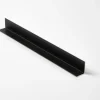 Grosfillex GX Wall aluminium afwerkprofiel zwart 260 cm