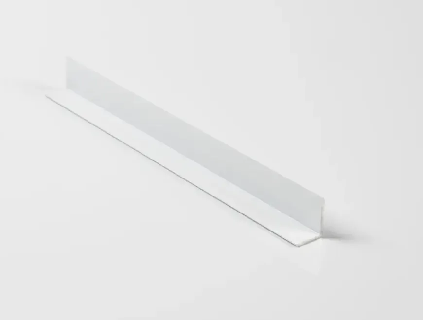 Grosfillex GX Wall aluminium afwerkprofiel wit 260 cm