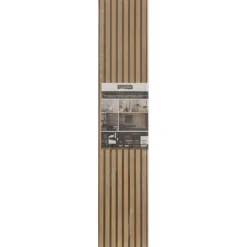 PVC Wandtegels & Panelen|Wandpanelen > Grosfillex lattenwand kunststof Element 3D Linio Bamboo 2.925m2