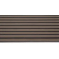 PVC Wandtegels & Panelen|Wandpanelen > Grosfillex lattenwand kunststof Element 3D Linio walnoot 2.925m2