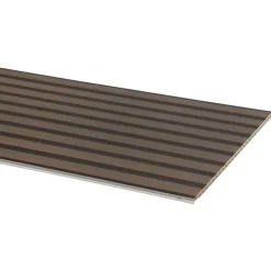 PVC Wandtegels & Panelen|Wandpanelen > Grosfillex lattenwand kunststof Element 3D Linio walnoot 2.925m2