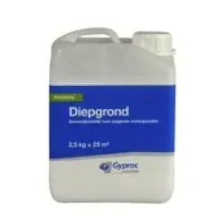 Toebehoren & Benodigdheden|Stuc Voorbehandeling > Gyproc diepgrond voorstrijkmiddel wit 2,5 kg