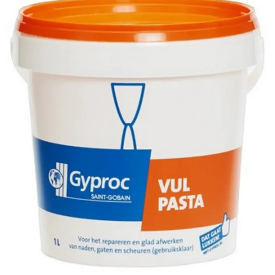 Gips (pleister)|Steen- & Betonreparatie > Gyproc vulpasta 1 liter