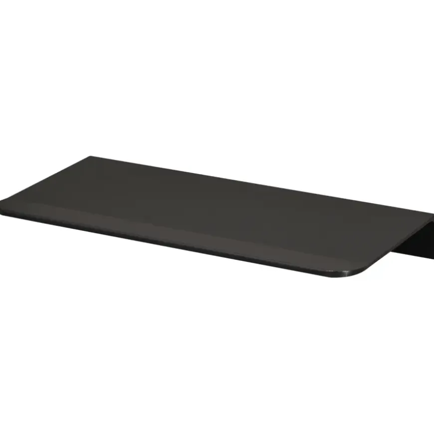 Haceka badkamer planchet Redefine aluminium mat zwart 25 cm