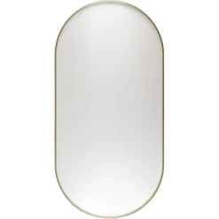 Haceka badkamerspiegel Deco geborsteld goud 80 x 40 cm ovaal