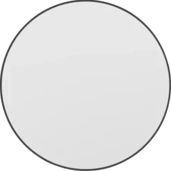 Haceka badkamerspiegel Deco mat zwart Ø 60 cm rond