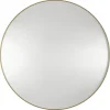 Haceka badkamerspiegel Deco geborsteld goud Ø 80 cm rond