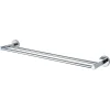 Haceka dubbele handdoekhouder Kosmos chroom hoogglans 84 cm