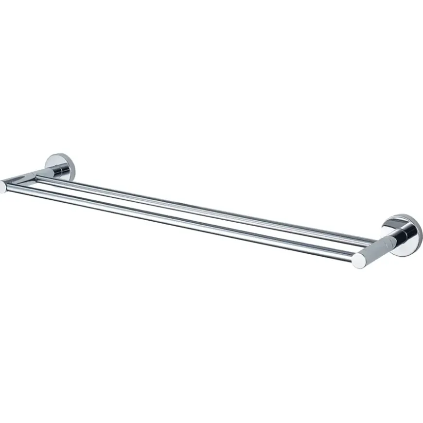 Haceka dubbele handdoekhouder Kosmos chroom hoogglans 84 cm