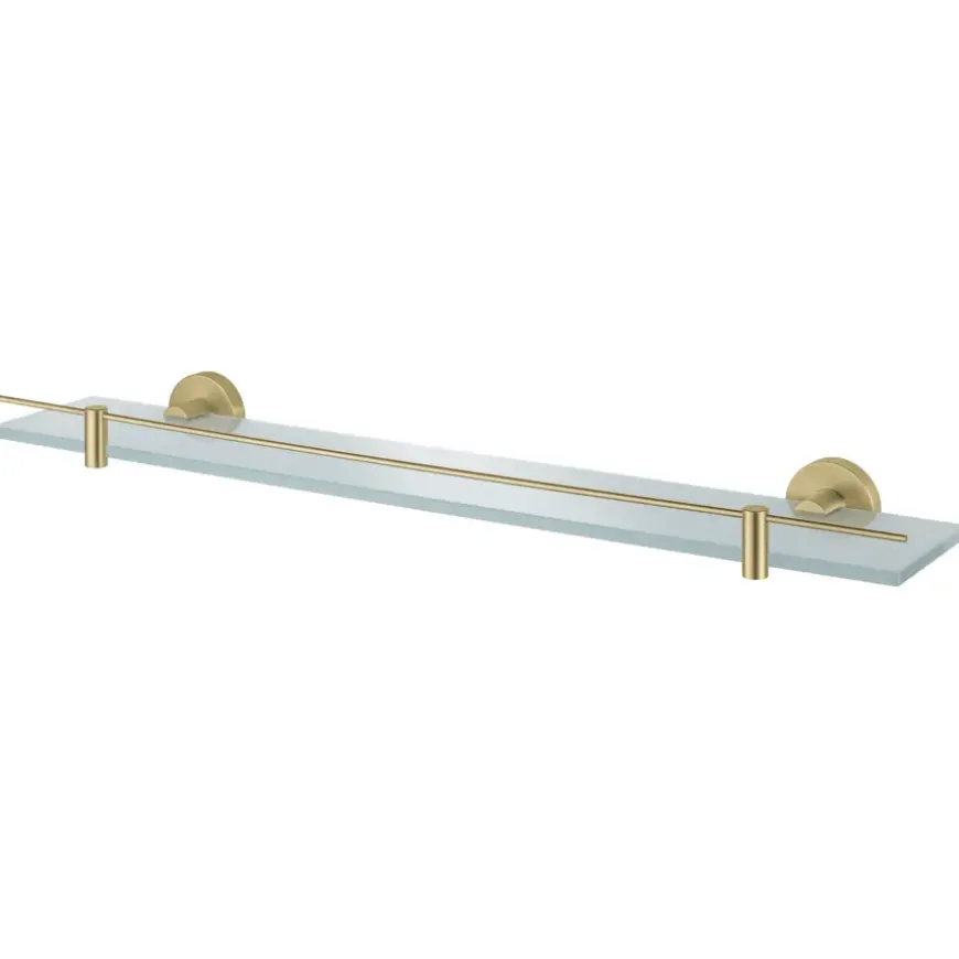 Haceka Kosmos planchet glas geborsteld goud 60 cm