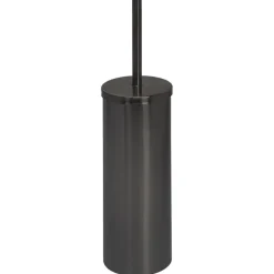 Haceka Kosmos toiletborstelset met koker met gun metal