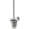 Haceka Kosmos toiletborstelset glas RVS look geborsteld mat