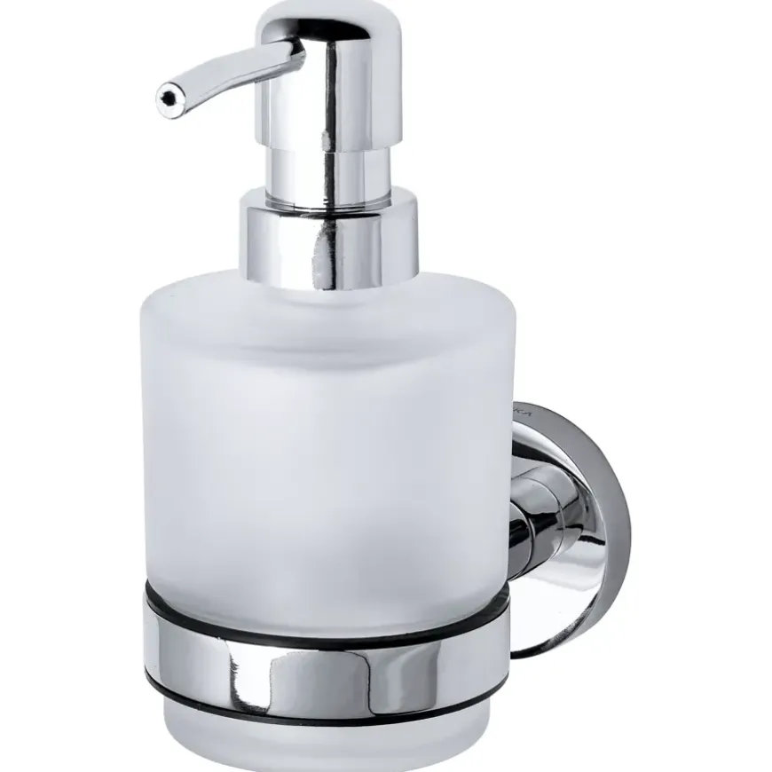 Haceka Kosmos zeepdispenser glas chroom