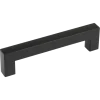 Handgreep Eddy zwart RVS 128 mm