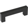 Handgreep Eddy zwart RVS 96 mm