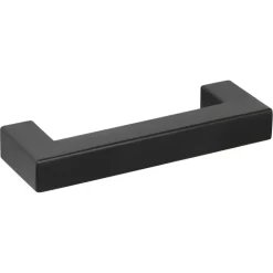 Handgreep Eddy zwart RVS 96 mm