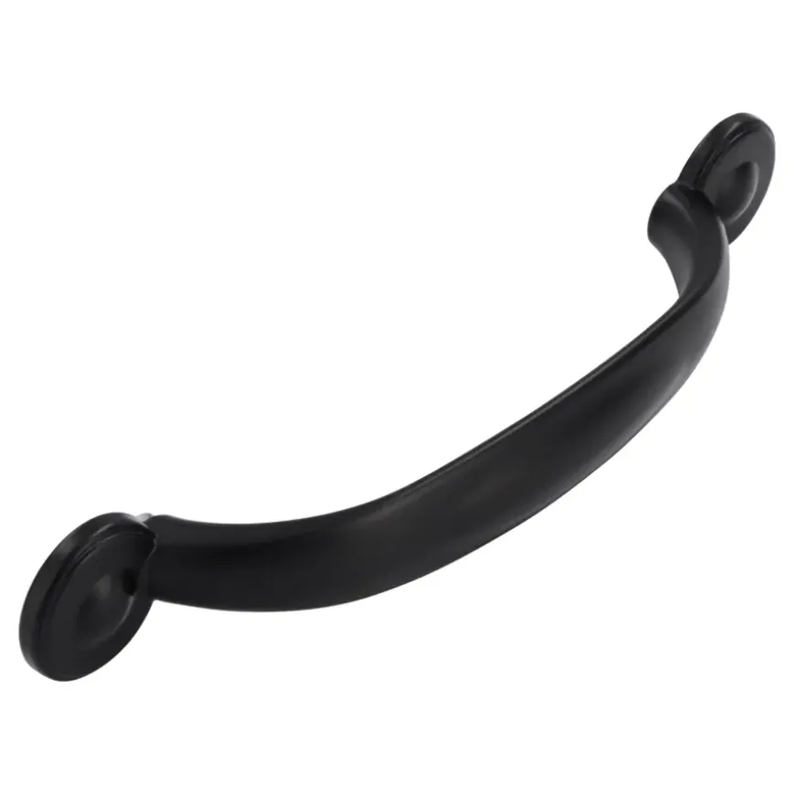Handgreep Fleur zwart 96mm