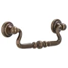 Handgreep Linda messing antiek 96mm