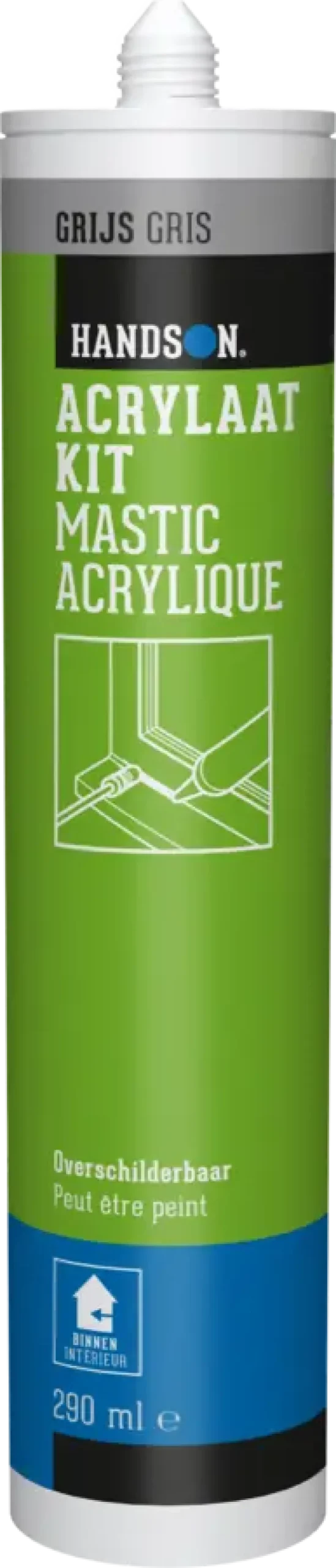 Toebehoren En Benodigdheden > Handson acrylaatkit grijs 290 ml