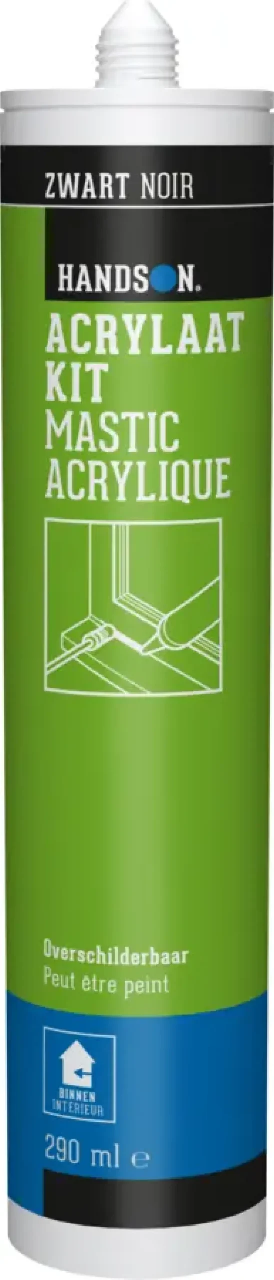 Toebehoren En Benodigdheden > Handson acrylaatkit zwart 290 ml