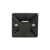 Kabelklemmen > Handson bevestigingsplaat voor bindband zwart (10 stuks)