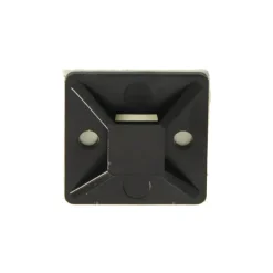 Kabelklemmen > Handson bevestigingsplaat voor bindband zwart (10 stuks)