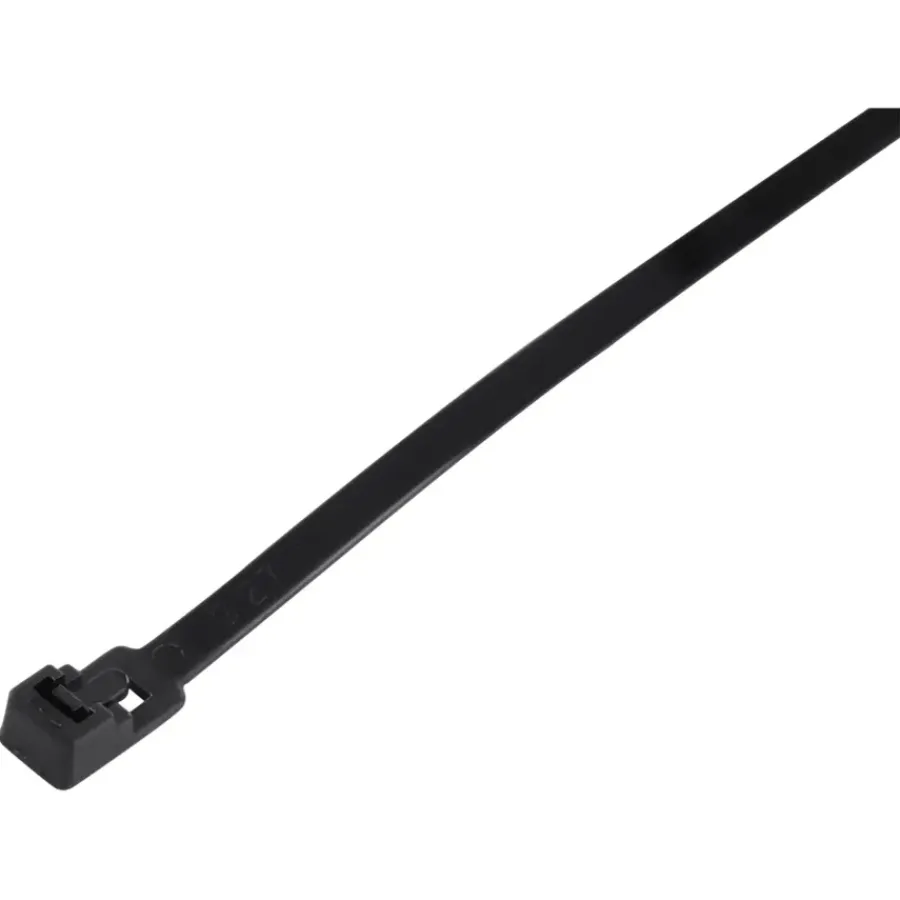 Kabelklemmen > Handson bindband hersluitbaar zwart 200mm (100 stuks)