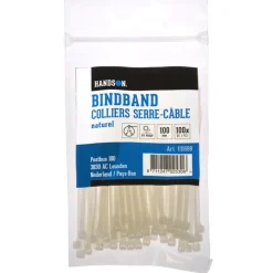 Kabelklemmen > Handson Bindband Naturel 2.5 x 100 mm 100 Stuks