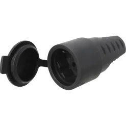Stekkers > Geen Handson contrastekker rubber zwart