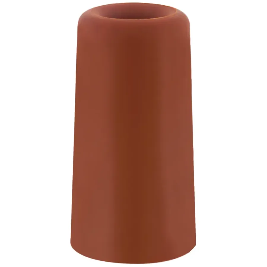 Deurstoppers|Deur Accessoires > Handson deurbuffer rood 75 mm