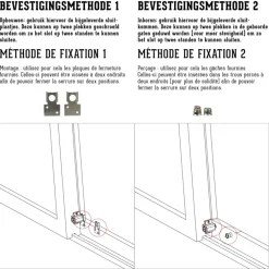 Deursloten|Cilinders > Handson drukcilinder oplegslot wit