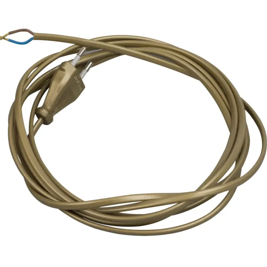 Stekkers > Handson eurosnoer goud 3 meter