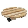 Handson houten plantentrolley Ø 30 cm max. 60 kg