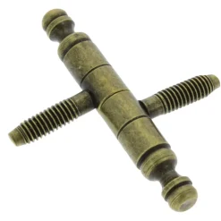 Scharnieren|Deurscharnieren > Handson Inboorpaumelle 65 mm brons gelakt - 2 stuks