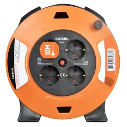 Kabelboxen & Haspels > Handson Kabelbox 4-voudig RA 10 Meter
