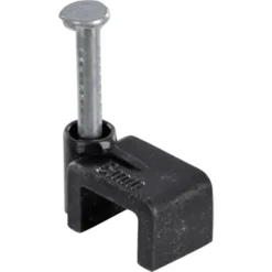 Kabelklemmen > Handson Kabelclip Plat Zwart 6 mm 25 Stuks