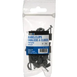 Kabelklemmen > Handson Kabelclip Rond Grijs 12 mm 25 Stuks